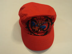 Gertex Boys' Hat Spiderman 100% Cotton Male Kids 2T-4T Reds -- Used