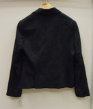 Larry Levine Coat Polyester Female Adult 8 Black Tweed 14-111ll -- New with Tags