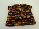 Handcrafted Girls' Baby Sweater Textured 100% Merino Wool Unisex Kids 0-1 -- New No Tags