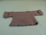 Handcrafted Girls Baby Sweater Pink Bulky Acrylic Wool Mix Female Kids 0-1 -- New No Tags