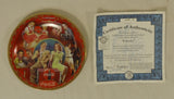 Bradford Exchange 6523A * Coca-Cola Collector Plate 5 3/4in Febuary 1999 Porcelain  -- Used