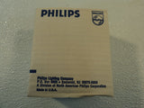 Philips 75 Watt Incandescent Light Bulb 2 Pack Frost Rough Service HT-A192A-S -- New