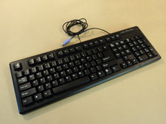 DCT Factory OG Deluxe Desktop Computer Keyboard PS2 Black PS/2 KBJ-006B -- Used