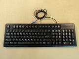 DCT Factory OG Deluxe Desktop Computer Keyboard PS2 Black PS/2 KBJ-006B -- Used