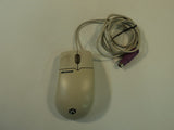 Microsoft IntelliMouse PS2 Ball Mouse Gray 2 Button 1.2A Scroll Wheel X04-72168 -- Used