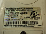 Microsoft IntelliMouse PS2 Ball Mouse Gray 2 Button 1.2A Scroll Wheel X04-72168 -- Used
