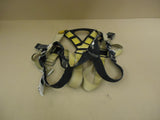 DBI SALA Safety Harness Yellow/Black Vest Style Polyester Metal -- Used