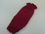 Handcrafted Knitted Baby Leg Warmers Pink Owl Eye Buttons Female 6-12 Months -- New No Tags