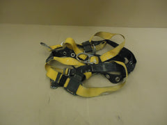 Titan Safety Harness Yellow/Black Full Body T4500/UAKU Nylon Metal -- Used