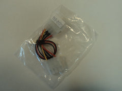 Standard 3 Pin Motherboard Adapter to 4 Pin Molex Female And Male Molex 148-0027 -- New