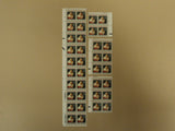 USPS Scott 2367 22c 1987 Christmas Moroni National Lot of 4 Mint NH Plate Block -- New