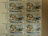 USPS Scott C100 35c 1980 Glenn Curtiss Pioneer Lot Of 4 Plate Block Mint NH -- New
