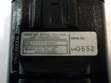 Tekk VHF Transceiver Black PCI-150A T-20 -- Used