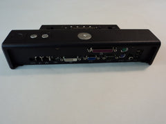 Dell Laptop Docking Station Port Replicator Black 19.5V PR01X 2U444 A04 -- Used