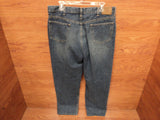 Lands' End Jeans Relaxed Cotton 100% Male Adult 37 Blues Solid -- Used