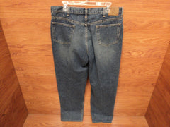 Lands' End Jeans Relaxed Cotton 100% Male Adult 37 Blues Solid -- Used