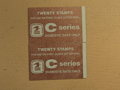 USPS Scott 1948a 1981 C Series 20c Eagle 2 Books Of 20 38 Stamps 4 Panes -- New