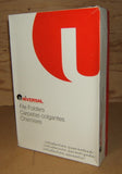 Universal File Folders 1/3 Tab Cut Manilla 100ct 15113 * Paper  -- New