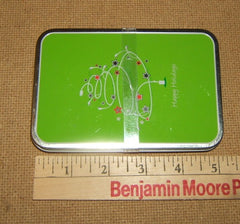 Give A Gift Holiday Tin 5in x 3in x 1/2in 00423 * Metal  -- New
