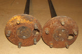 Ford 63 Thunderbird Rear Axel Shafts Genuine OEM tb63-90 Vintage Steel -- Used