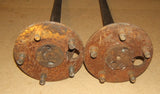 Ford 63 Thunderbird Rear Axel Shafts Genuine OEM tb63-90 Vintage Steel -- Used