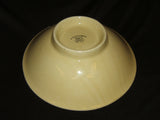 Pier 1 Bowl 14in x 14in x 4in Green/Cream Contemporary Earthenware -- Used