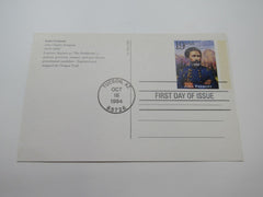 USPS Scott UX186 19c John Fremont First Day of Issue Postal Card -- New