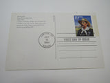 USPS Scott UX187 19c Wyatt Earp First Day of Issue Postal Card -- New