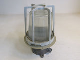 Keene Stonco Caged Outdoor Light Fixture 11in x 8in Gray/White 46.093 Metal -- Used