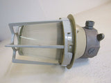 Keene Stonco Caged Outdoor Light Fixture 11in x 8in Gray/White 46.093 Metal -- Used