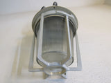 Keene Stonco Caged Outdoor Light Fixture 11in x 8in Gray/White 46.093 Metal -- Used
