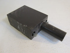 Professional Bolt On Arm Light Fixture Mount Rectangular 12in x 5in x 3in Metal -- Used