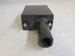 Professional Bolt On Arm Light Fixture Mount Rectangular 12in x 5in x 3in Metal -- Used