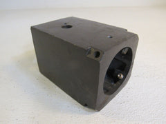 Professional Light Fixture Mounting Bracket 7in x 4in x 4in Brown/Silver Metal -- Used