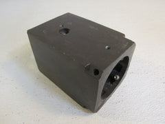 Professional Light Fixture Mounting Bracket 7in x 4in x 4in Brown/Silver Metal -- Used