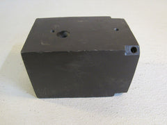 Professional Light Fixture Mounting Bracket 7in x 4in x 4in Brown/Silver Metal -- Used