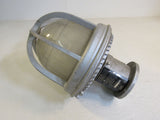 Benjamin Caged Outdoor Light Fixture 600W 13in x 10in Vapor Tight 2790 Metal -- Used