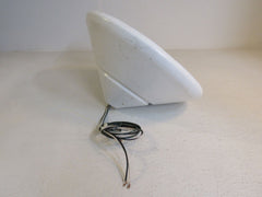 Professional Ceiling Hanging Fluorescent Light Fixture 15in x 8in White Metal -- Used