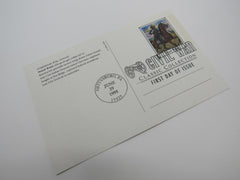 USPS Scott UX211 20c Stand Waite First Day of Issue Postal Card -- New