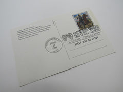 USPS Scott UX211 20c Stand Waite First Day of Issue Postal Card -- New