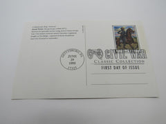 USPS Scott UX211 20c Stand Waite First Day of Issue Postal Card -- New