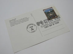 USPS Scott UX215 20c Chancellorsville First Day of Issue Postal Card -- New