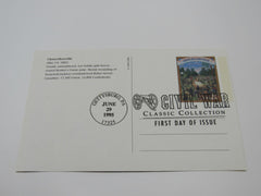 USPS Scott UX215 20c Chancellorsville First Day of Issue Postal Card -- New