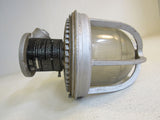 Benjamin Caged Outdoor Light Fixture 600W 13in x 9in PS 30 2790 Metal Glass -- Used