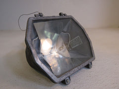 Professional Halogen Lamp Flood Light 10in x 9.5in x 6in Brown/Silver Metal -- Used