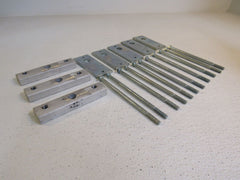 Cooper Lighting Concourse Pole Side Mounting Arm Bracket Lot of 19 Vintage Metal -- Used