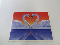 USPS Scott UX279 20c Love Swans First Day of Issue Postal Card -- New