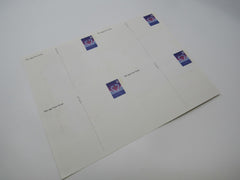 USPS Scott UX279 20c Love Swans Sheet of 4 Mint Never Hinged/MNH Postal Card -- New