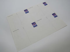 USPS Scott UX279 20c Love Swans Sheet of 4 Mint Never Hinged/MNH Postal Card -- New