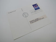 USPS Scott UX279 20c Love Swans First Day of Issue Postal Card -- New